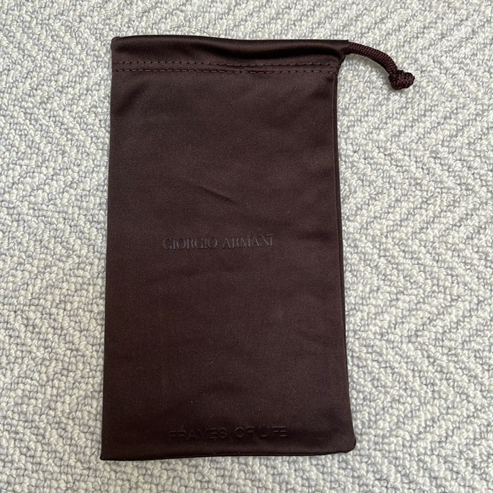 GIORGIO ARMANI Sunglasses / Glasses Soft Case. Brand New Unused.